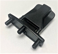 2 1/2" Aluminum Awning Sign Hinge, Black-ELKHART IN ONLY