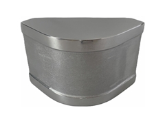 Aluminum Polished Casting, Motortrac Bottom Front Corner