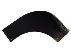 Aluminum Casting, Aluminum Trailer Front Corner, Curb Side, Blackout