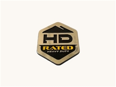WELLS CARGO DECAL / BADGE, HD RATED