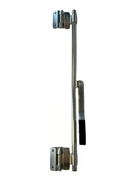 BAR LOCK, SINGLE, 36" ROD WITH 3 3/4" REV HINGES