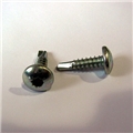 Double Square Drive Screw #10-16 x 3/4", Truss Head, Zinc Coating