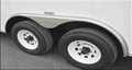 Smooth Tandem Axle Tear Drop Fender Flare -1"W X 72"L X 22"T X .063' Thick