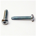 Pan Head Screw, Type F (1/4-20x1 1/2") Zink