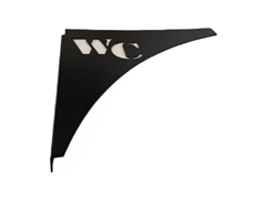 Gusset Spoiler, Wells Cargo Logo, Road Side, Blackout