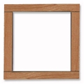 56" Wood Frame for 14"x14" Roof Vent  