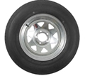 Goodyear Endurance Tire ST205/75R15D with 5 Lug Steel Silver Spoke Wheel