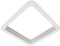 ROOF VENT, WHITE PLASTIC, FITS ROOFS WITH NO CEILING LINER