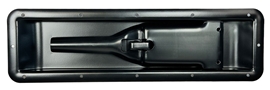 Recessed Handle Cam Lock Kit, Road Side (Left), Blackout