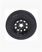 TIRE/WHEEL COMBO ST205/75R15 LRC RADIAL 15X5 545 BLACK MOD WHEEL