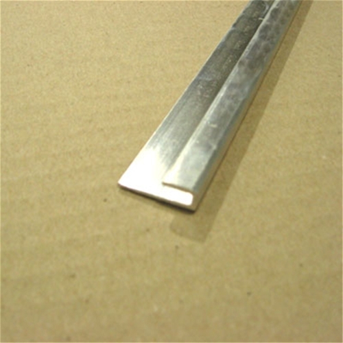 Aluminum J-Trim End Cap, 3/16" - 94"