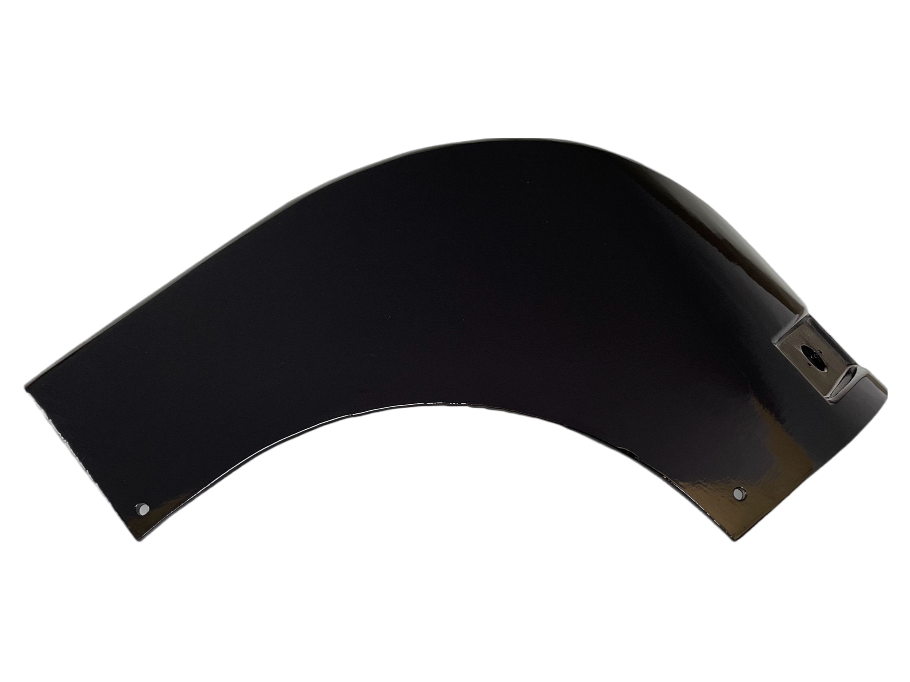 Aluminum Casting, Aluminum Trailer Front Corner, Curb Side, Blackout