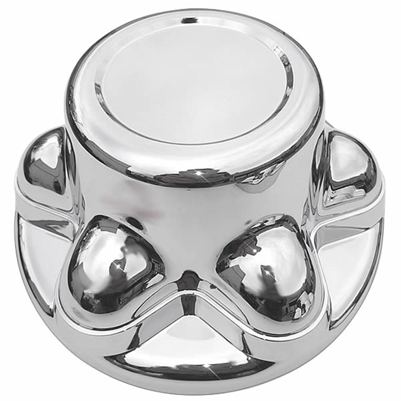Chrome ABS Hub Cover, 6-Bolt