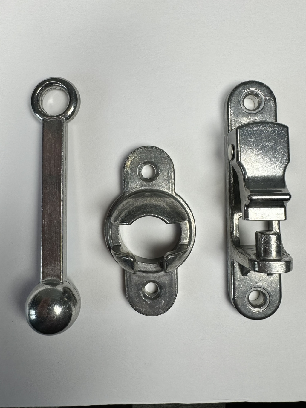 Aluminum Door Hold Back - 4" Hook & Keeper