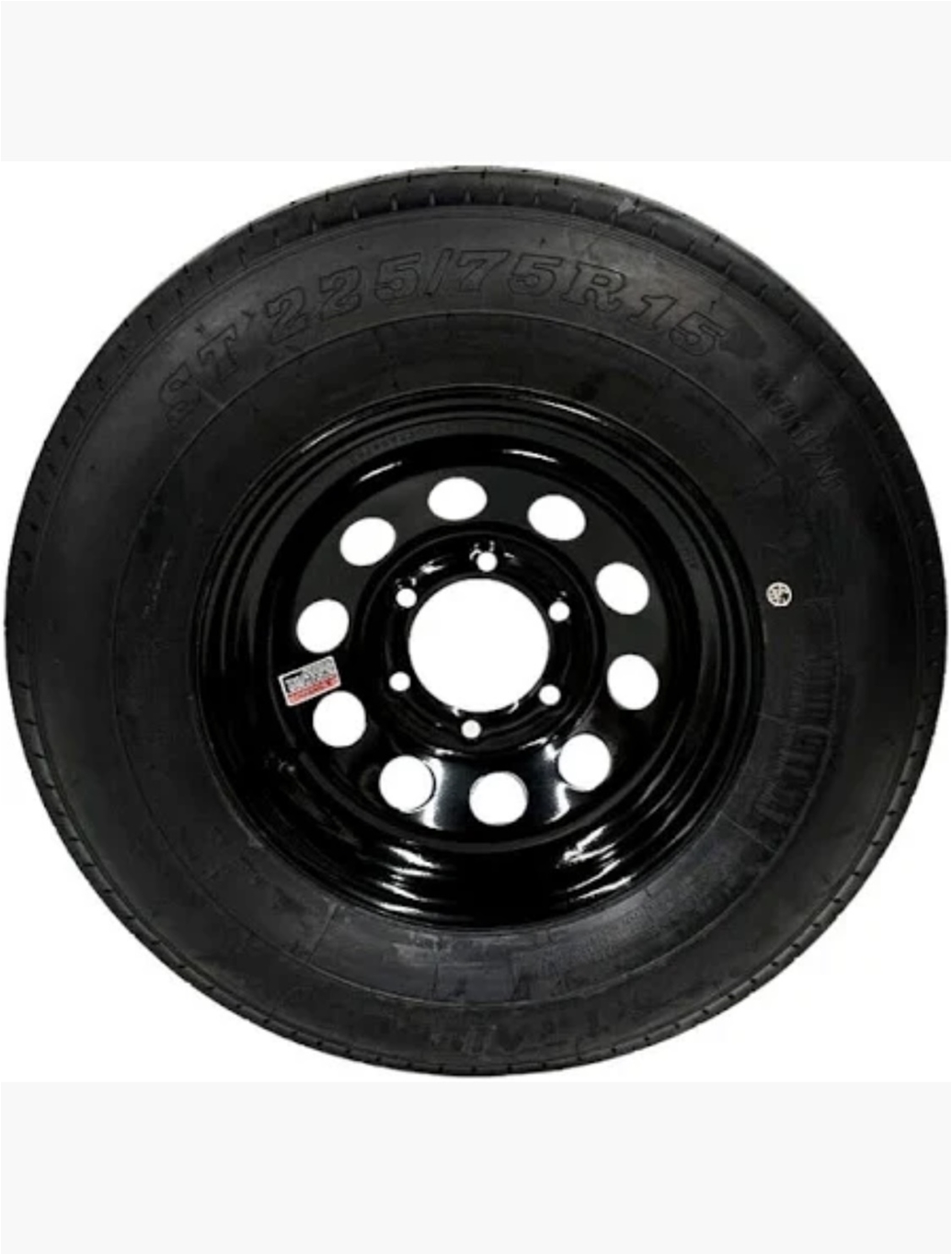 TIRE/WHEEL COMBO ST225/75R15 LRD RADIAL 15X6 6-5.5 BLACK MOD WHEEL