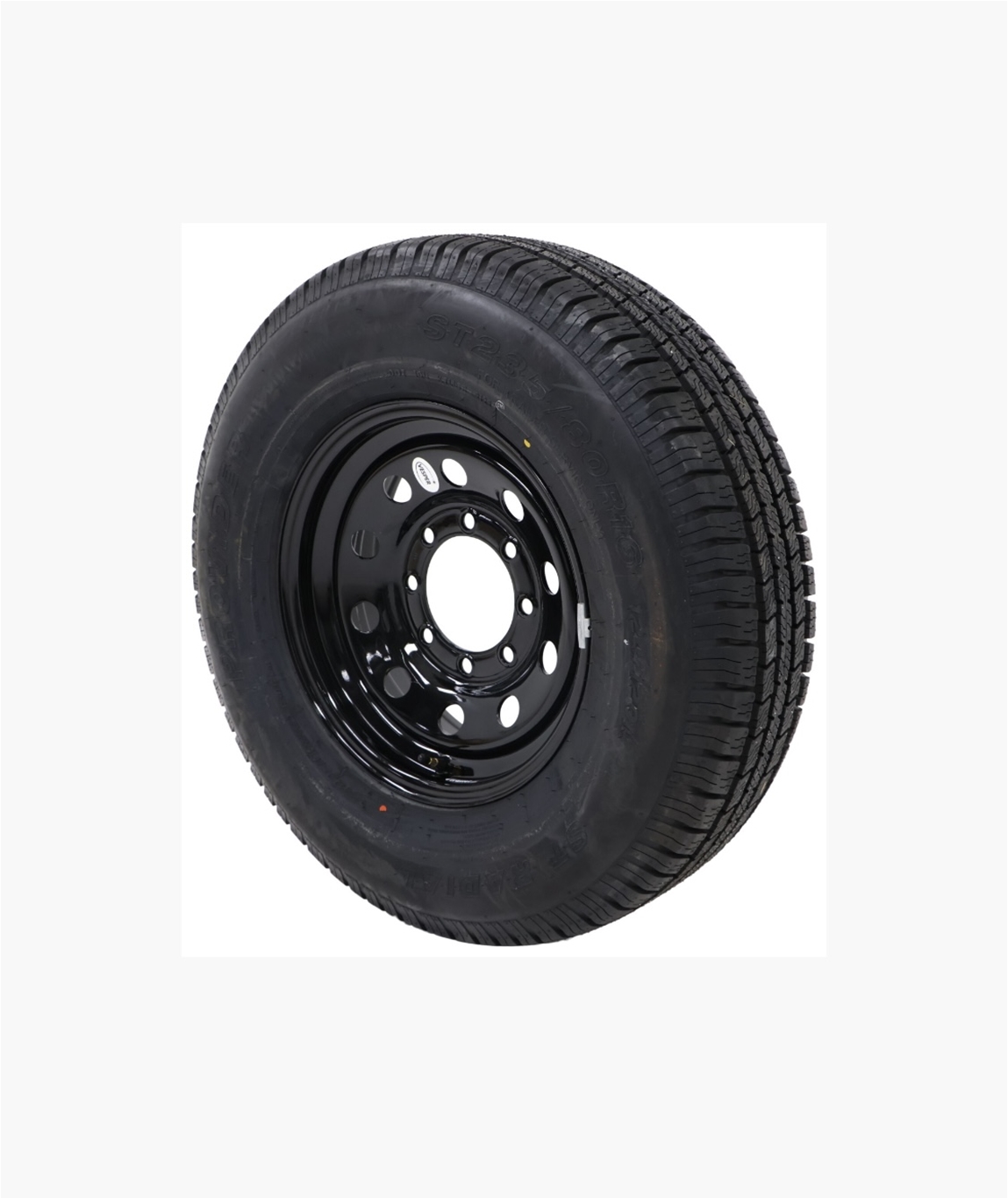 TIRE/WHEEL COMBO ST235/80R16 LRE RADIAL16X6 865 BLACK MOD WHEEL